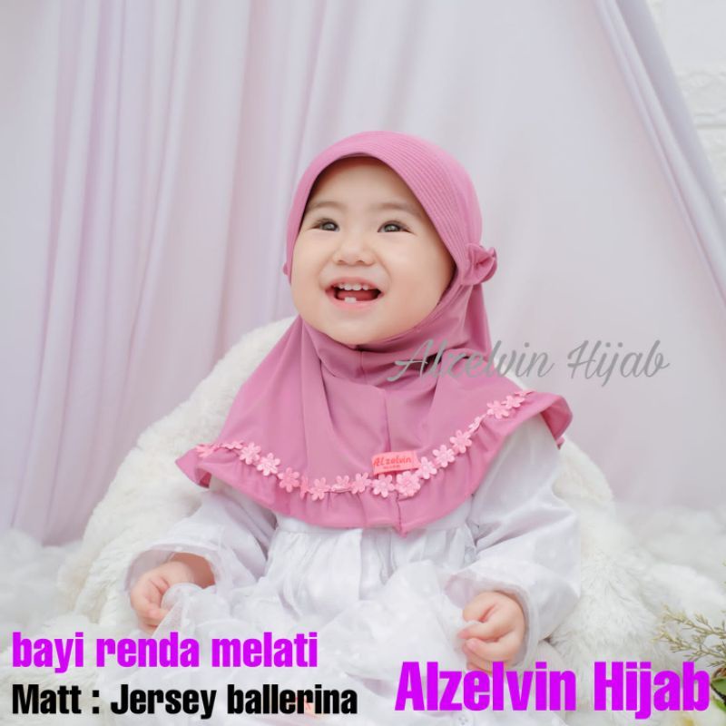 Hijab Bayi Melati || Hijab Anak Lucu
