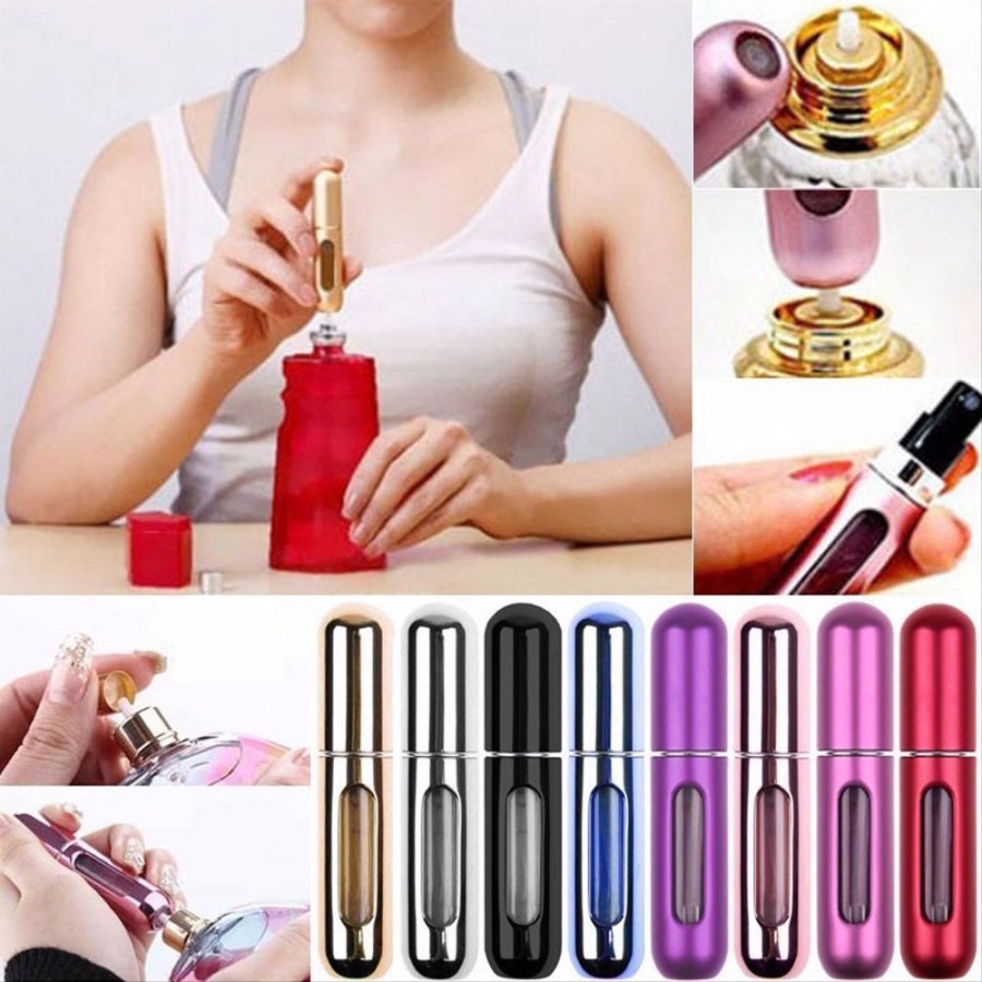 Botol Parfum Tempat Botol Parfum Mini Portable Travel Size wadah refill isi ulang parfum spray travelling