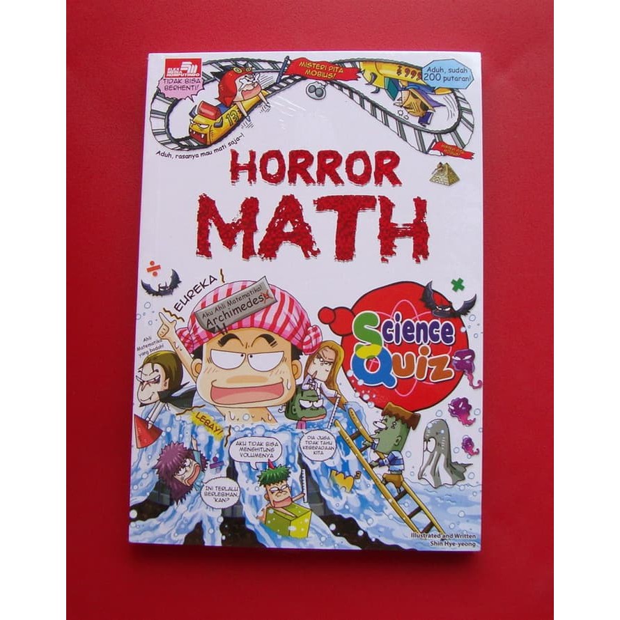 Buku Anak Science Quiz : Horror Math oleh Glsongi (via Carrot Korean Agency)