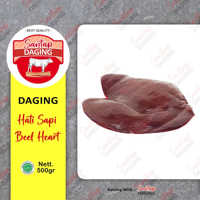 

Hati Sapi Segar Berkualitas Halal / Beef Liver (Premium Beef)