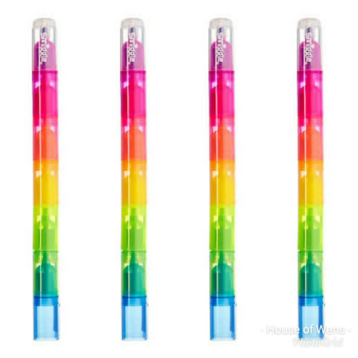 

Stabilo Warna Warni - Highlighter - Stabilo Pulpen Smiggle Stax On Highlighter 7 Colour - Stabilo