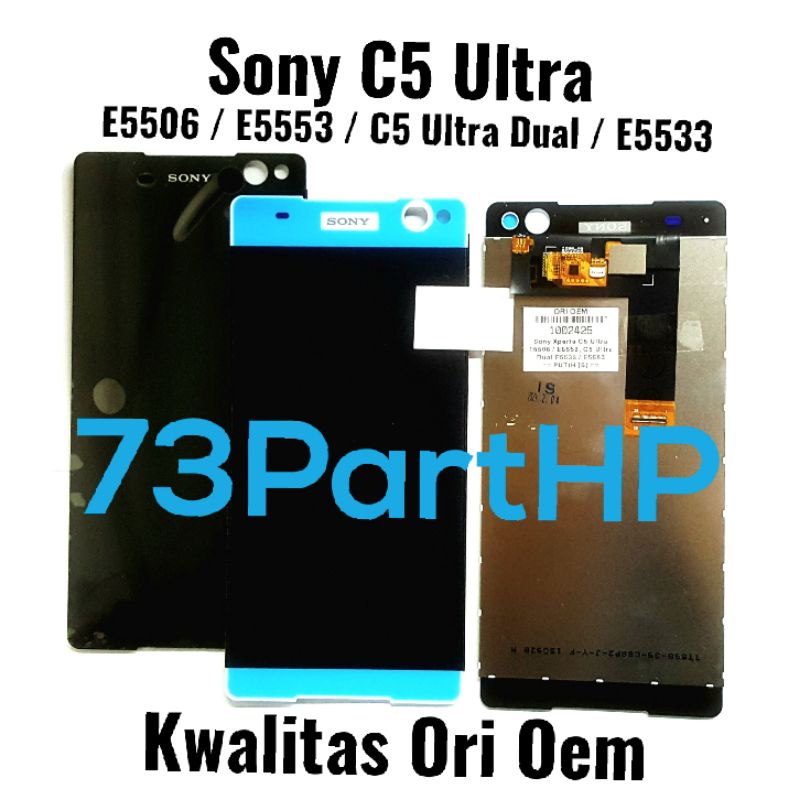 Ori Oem Lcd Touchscreen Fullset Sony C5 Ultra E5503 E5556 -  C5 Ultra