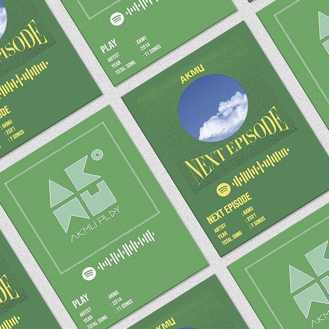 Kpop Spotify Poster A5 - AKMU