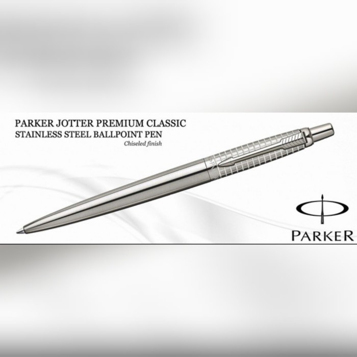 

Buruan Parker Jotter Premium Classic Stainless Steel Ss Bp ( Ballpoint ) Gilaa!!!