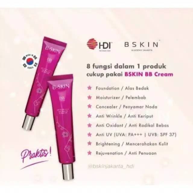 HARGA INI KHUSUS LANGGANANKU - BSKIN BB CREAM TRAVEL PACK Bskin BB CREAM 15ML Bskin BB Cream 15 ML
