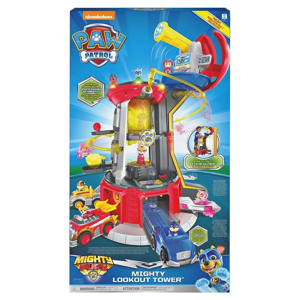 paw patrol tall lookout tower