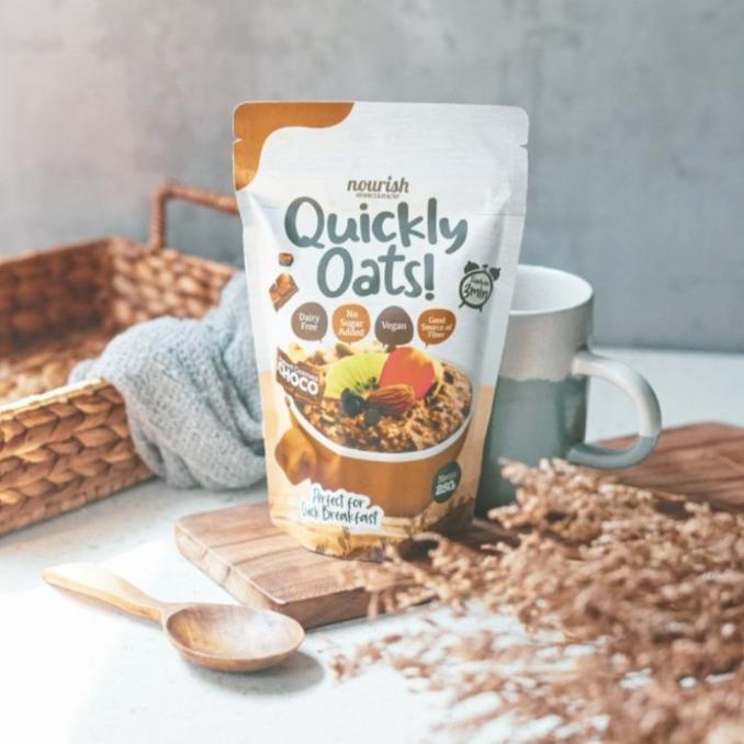 

Promo Awal tahun Quickly Oats! Nourish Indonesia Instant Oatmeal BUY 1 GET 1 FREE Promo Awal tahun