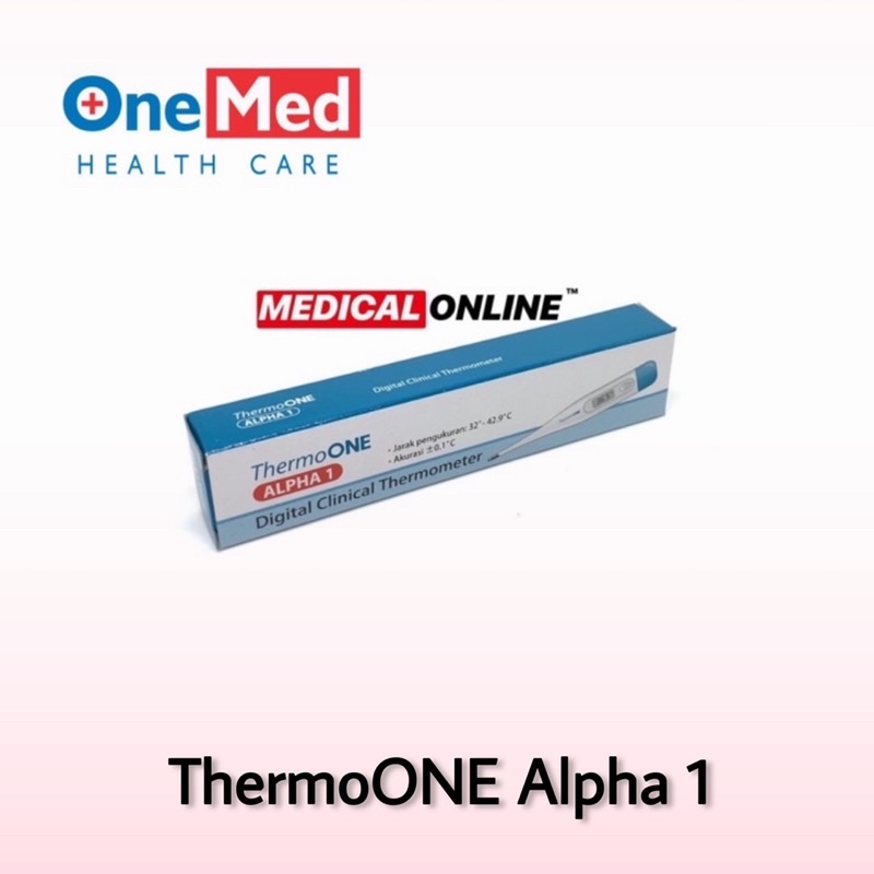 THERMOMETER DIGITAL ALPHA 1 ONEMED MEDICAL ONLINE TERMOMETER MEDICALONLINE