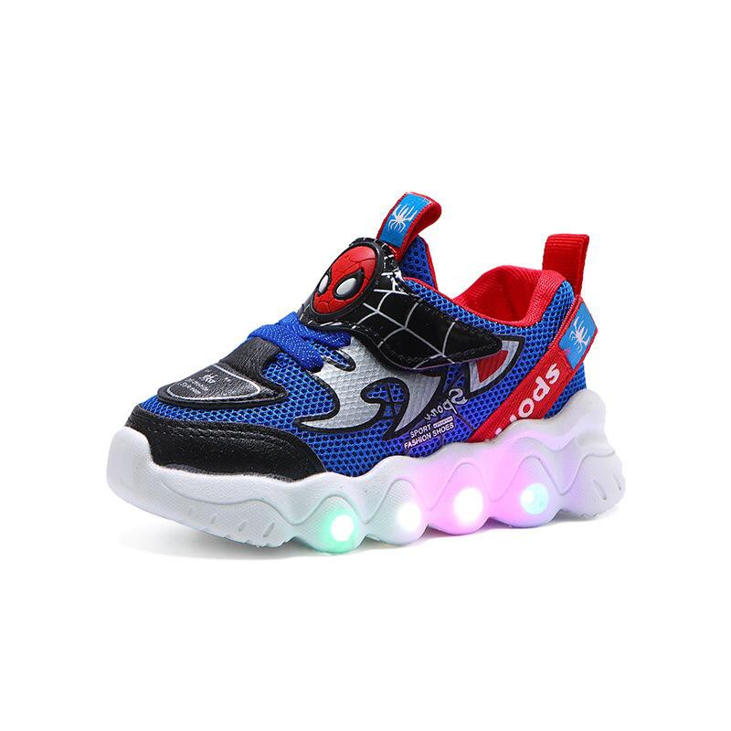 (LOLI-JKT) SP-L008 SEPATU LED TERBARU ANAK COWOK IMPORT  SEPATU SNEAKER 21-30  (LT.1)