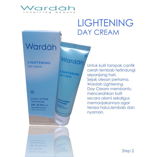 [ Tube ] Wardah Lightening Day Cream 20ml