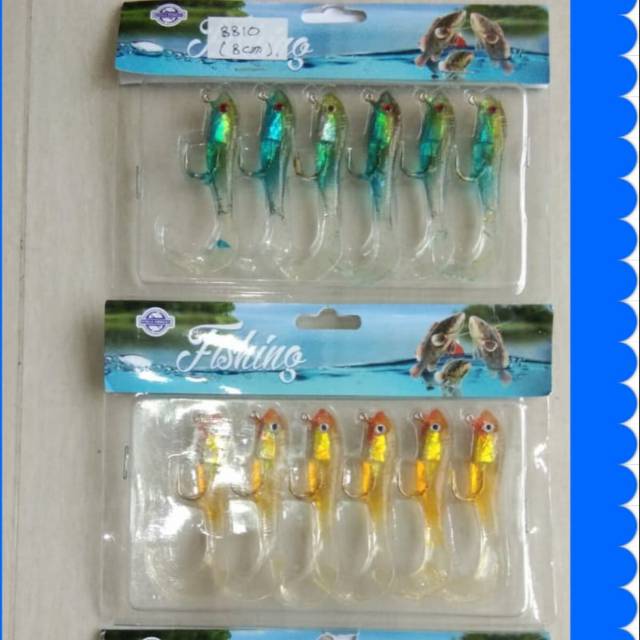 Soft lure hz 8 cm / ikan karet