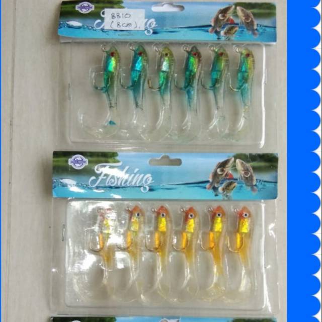 Soft lure hz 8 cm / ikan karet