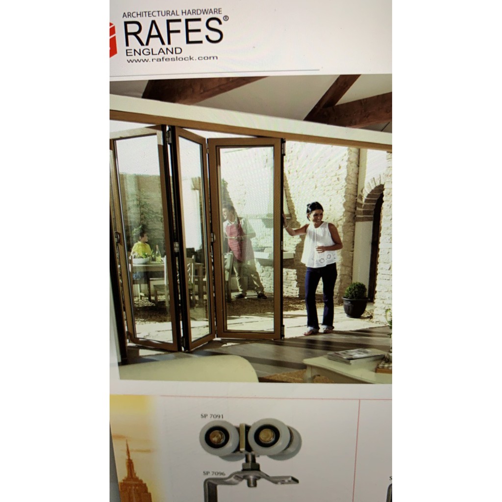 Aksesoris Pintu Lipat RAFES (6 pintu) / 2 sisi