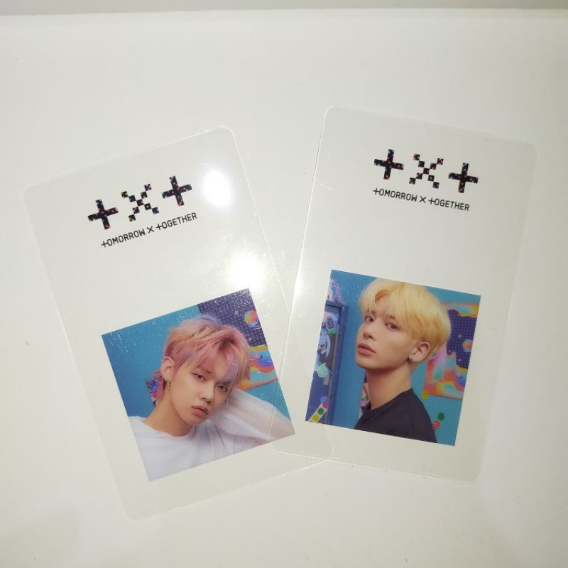 PC PHOTOCARD OFFICIAL TRANSPARANT POB WEVERSE WV MINISODE TAEHYUN YEONJUN
