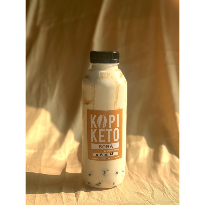 

H2J021 Aren Boba By Kopi Keto (250Ml / 500Ml / 1 Liter) -- Khusus Gojek/Grab - 250Ml Hyh1Yjj