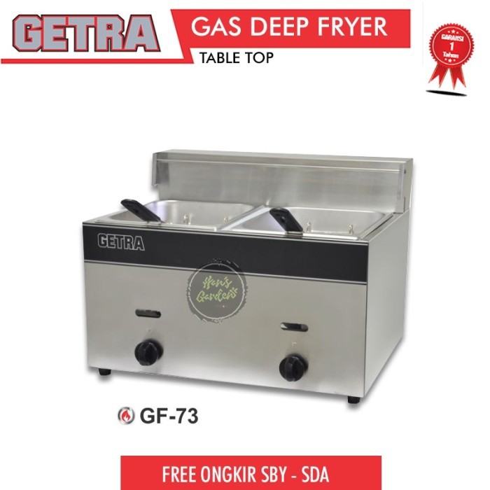 GETRA GF73 gas deep fryer mesin penggoreng gas GETRA GF 73