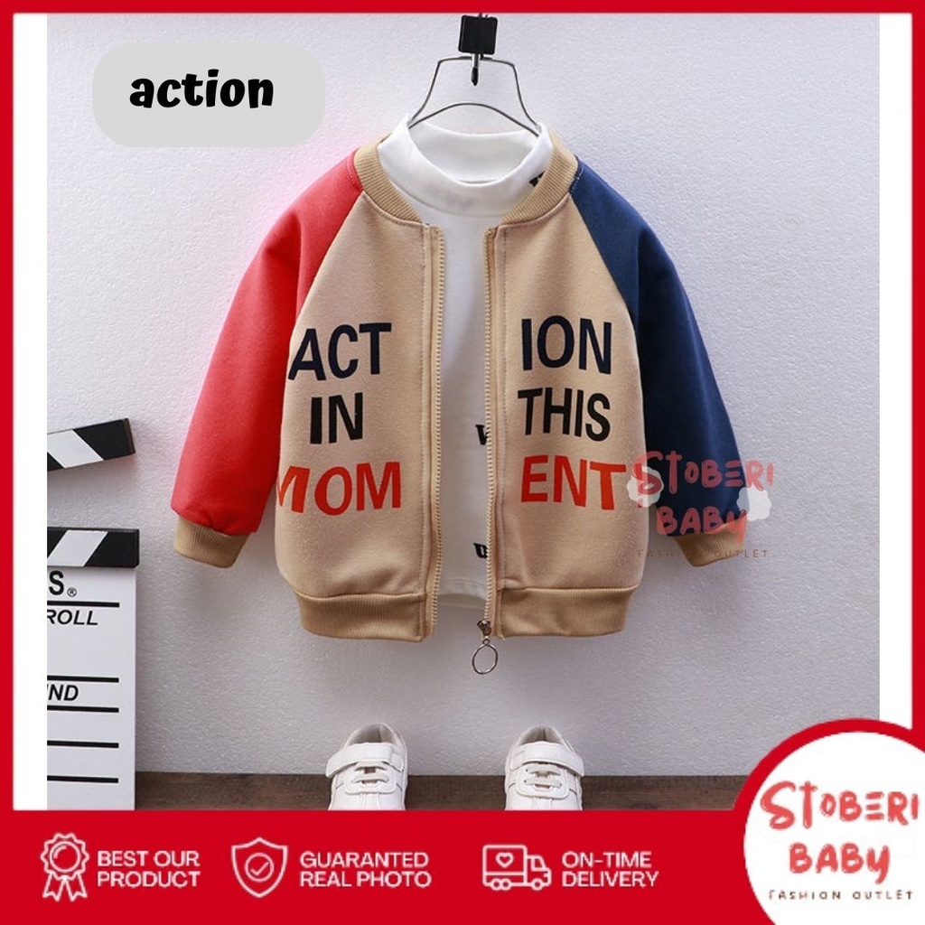 PUNCAK 3.3 stoberi baby -  JACKET Anak laki-laki perempuan Hoodie Anak Import Lucu Casual PART1