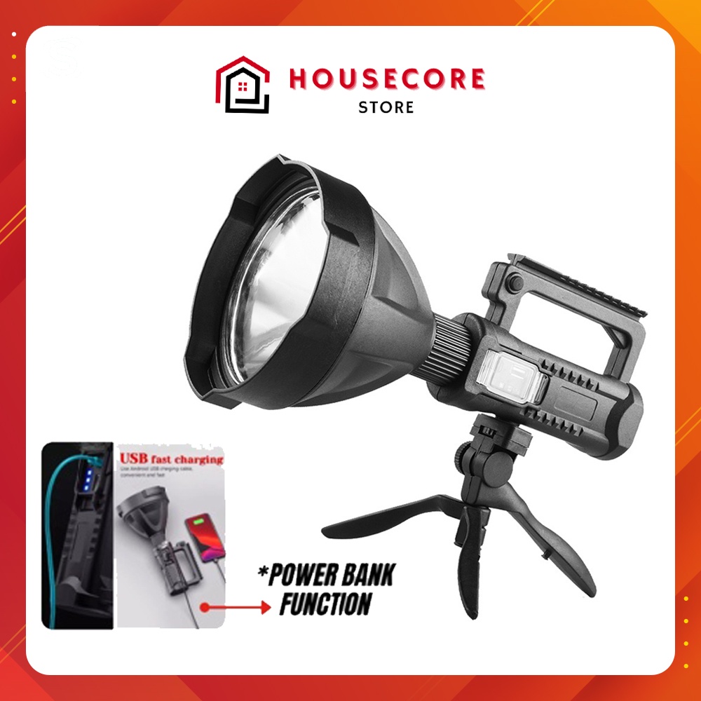 Senter cas led super terang, senter super terang x2000 original,  senter led super terang W591 jarak