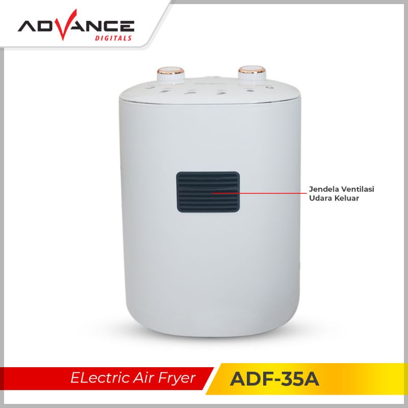 Advance Electric Air Fryer 3.5 Liter / Menggoreng Tanpa Minyak ADF 35A