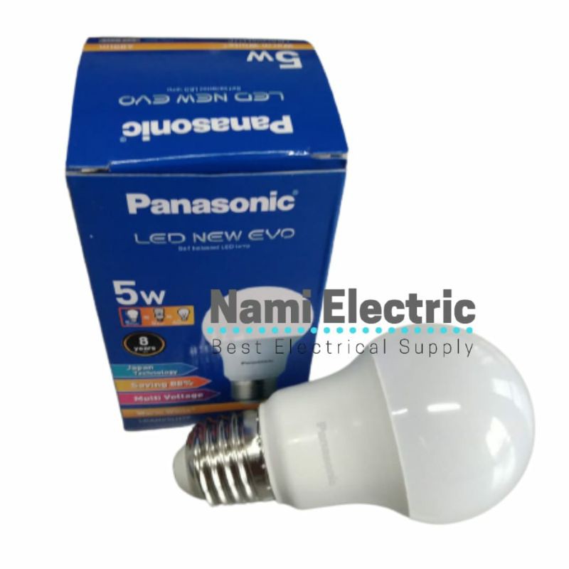 Lampu LED Bulb Panasonic New Evo 5 Watt
