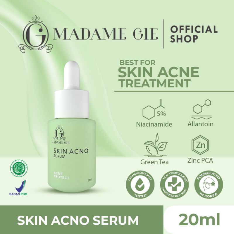 Madame Gie Skin Radiance Serum - Skincare Wajah | Madame Gie Skin Acno Serum - Skincare Wajah