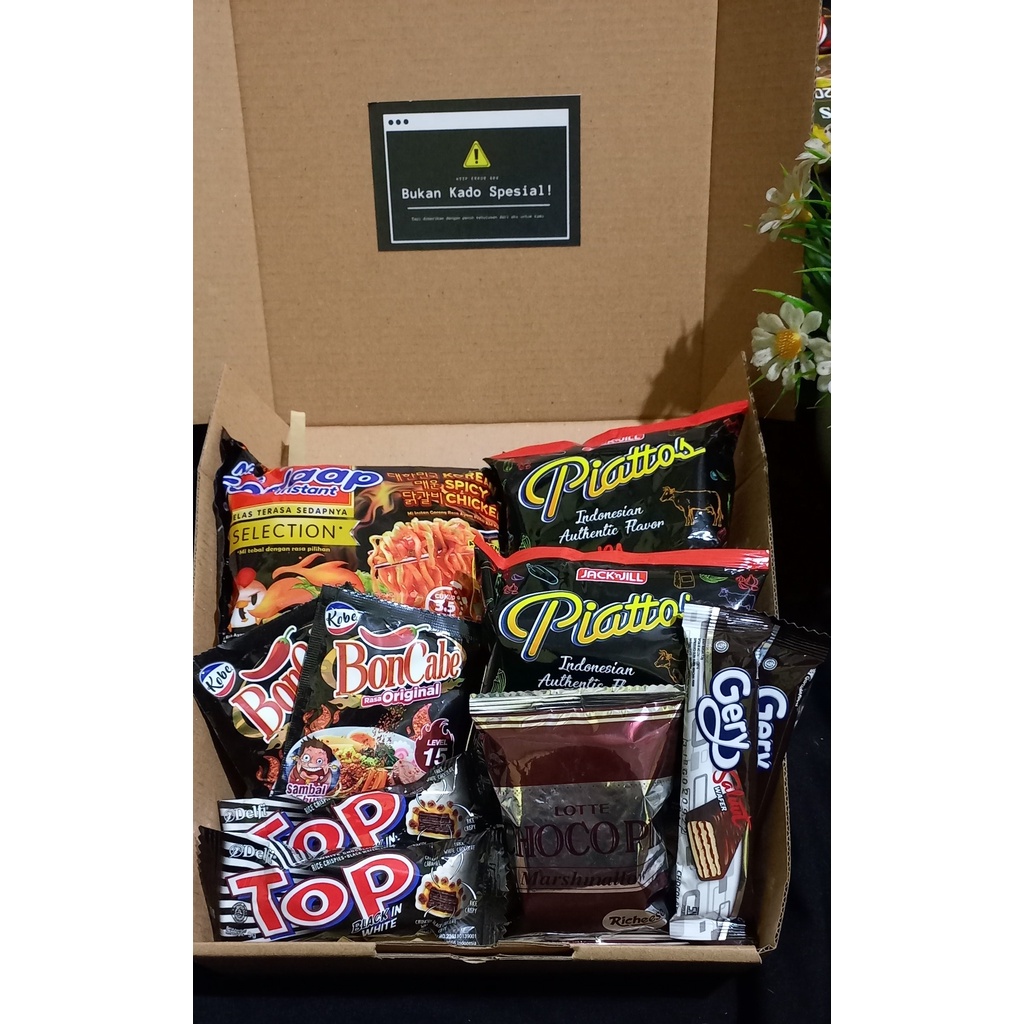 

SNACK BOX/ JAJANAN/ KADO WISUDA/ KADO CUSTOM/ HAMPERS