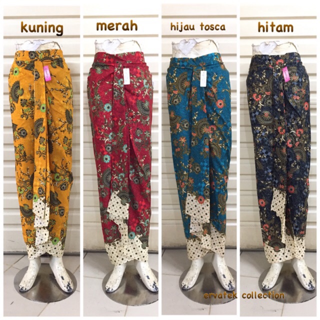 Rok Lilit Instant Jadi R111 Model Kuncup Sepan / Bawahan  