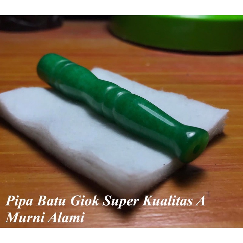 Pipa Batu Giok Asli Kualitas No 1