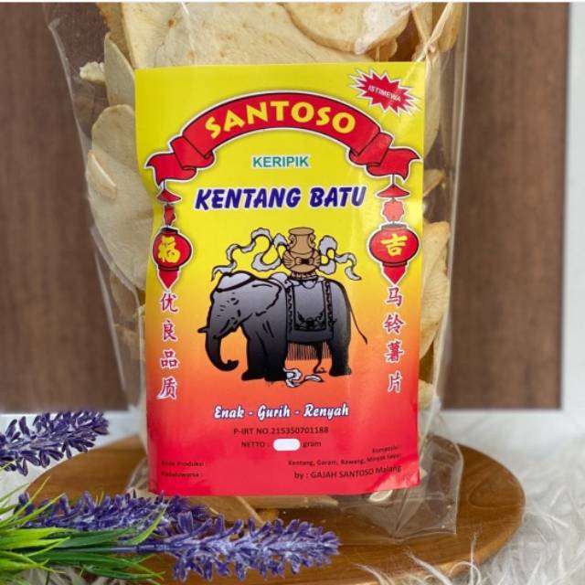 Kripik Kentang Santoso Keripik Asli Batu Jawa Timur