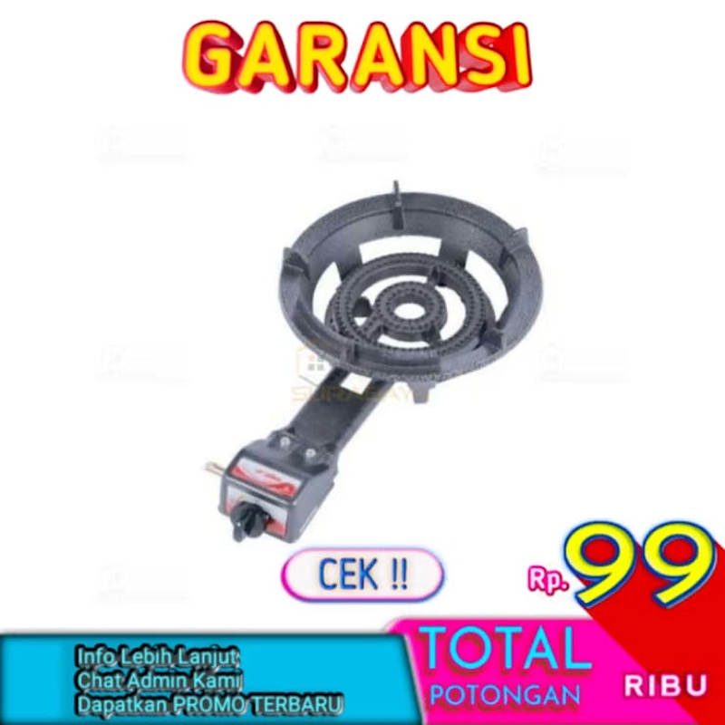 Kompor Cor 1 Tungku Niko Mata Seribu Bulat