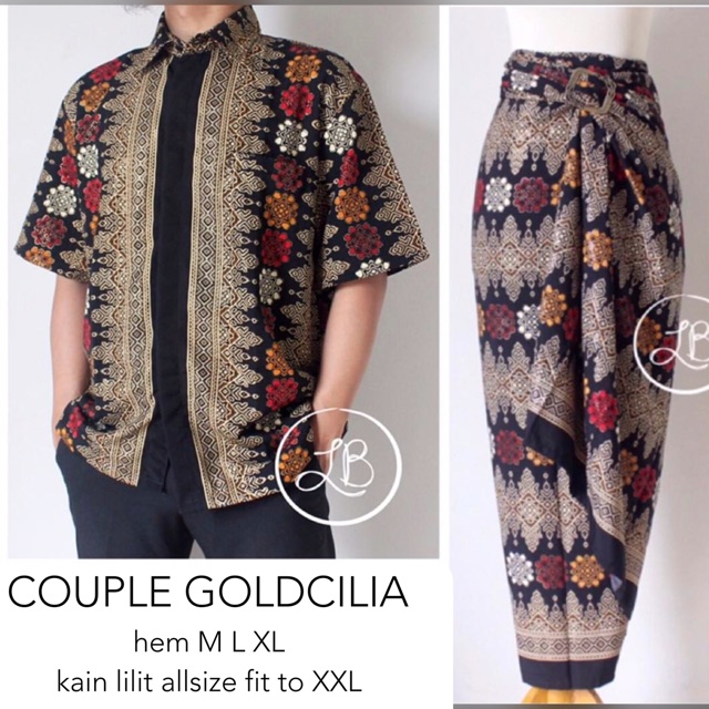 COUPLE GOLDCILIA /KEBAYA KUTUBARU/KEBAYA MODERN