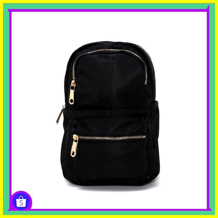 Tas Selempang Wanita / Ransel Cowok/ Cewek / Kerja Import Ori TR000140 - Hitam