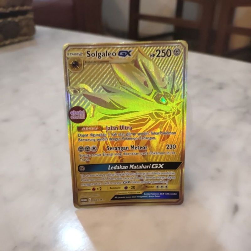 kartu pokemon tcg solgaleo choki-choki diskon murah murahan