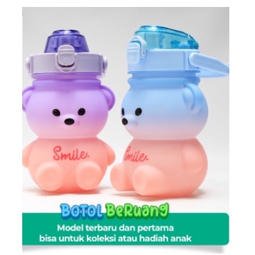 [MH] Botol Minum Anak Gemoy Warna Motif Tedy Bear 1,4 Liter