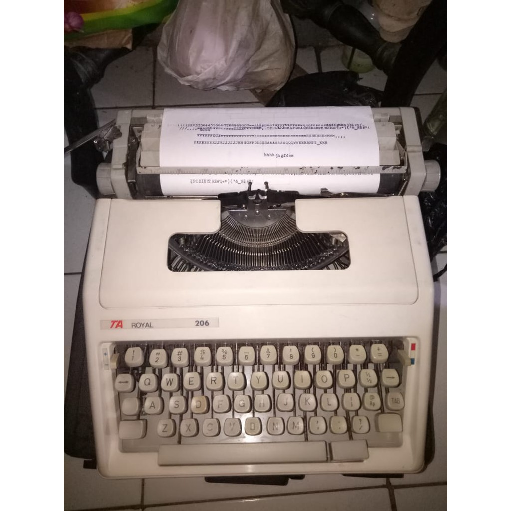 mesin ketk manual royal 206 normal dan siap pakai