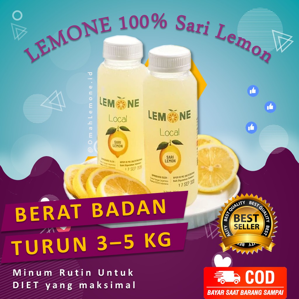 

MINUMAN PELANGSING SARI LEMON PENURUN BERAT BADAN MINUMAN DIET AIR LEMON SLIM ORIGINAL BPOM 12