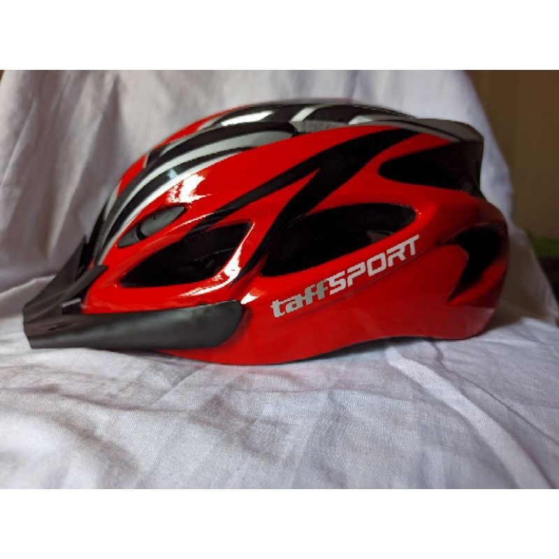 helm sepeda EPS foam PVC shell - original taffsport - ukuran Allsize untuk dewasa