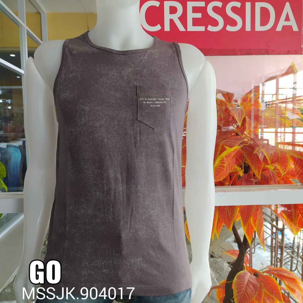 gos CRESSIDA SINGLET PRIA cressida kaos dalam pria cressida 100% original