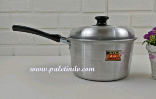 Panci Susu/ Mie + Tutup Eagle 18 Cm