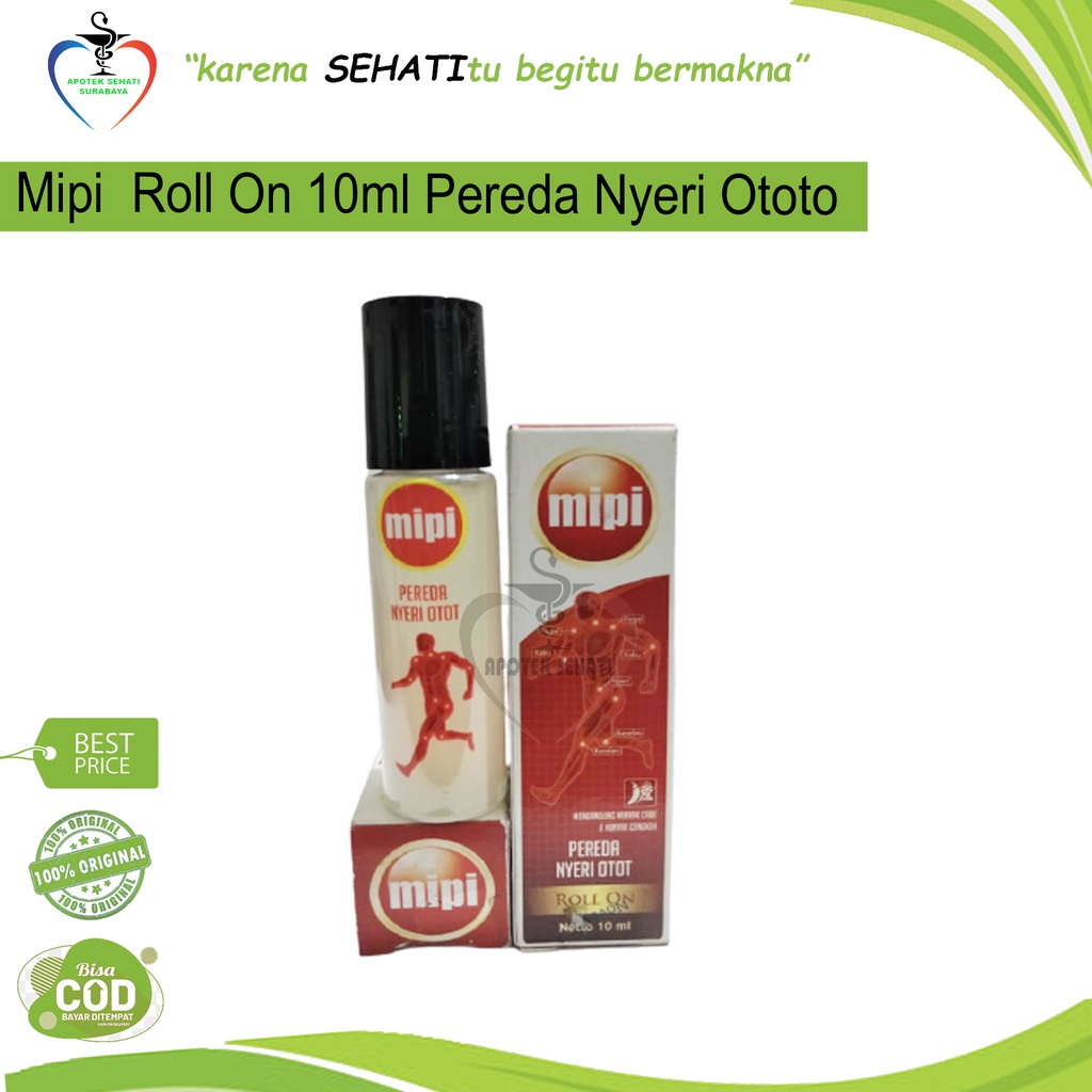 MIPI ROOL ON 10ML OBAT OLES SAKIT KEPALA MASUK ANGIN