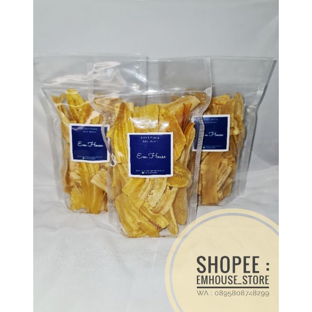 

Kripik Pisang Asin Manis (125 Gram)