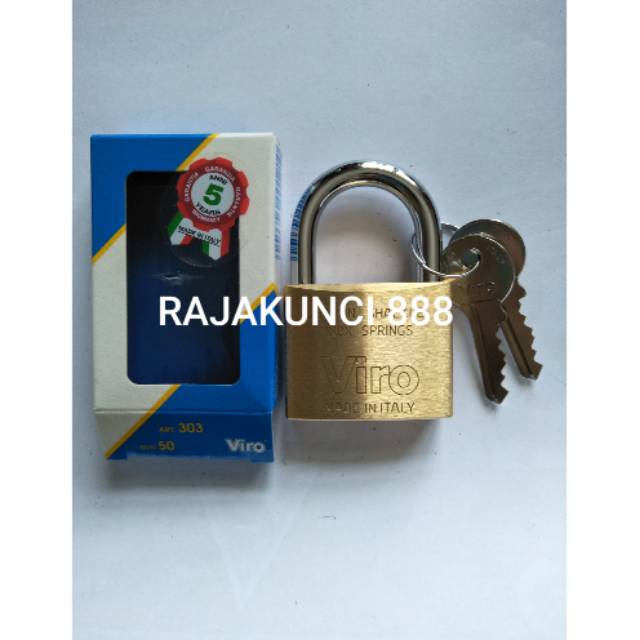 Gembok VIRO 50mm 303 / Gembok 50mm viro / Gembok VIRO ITALY