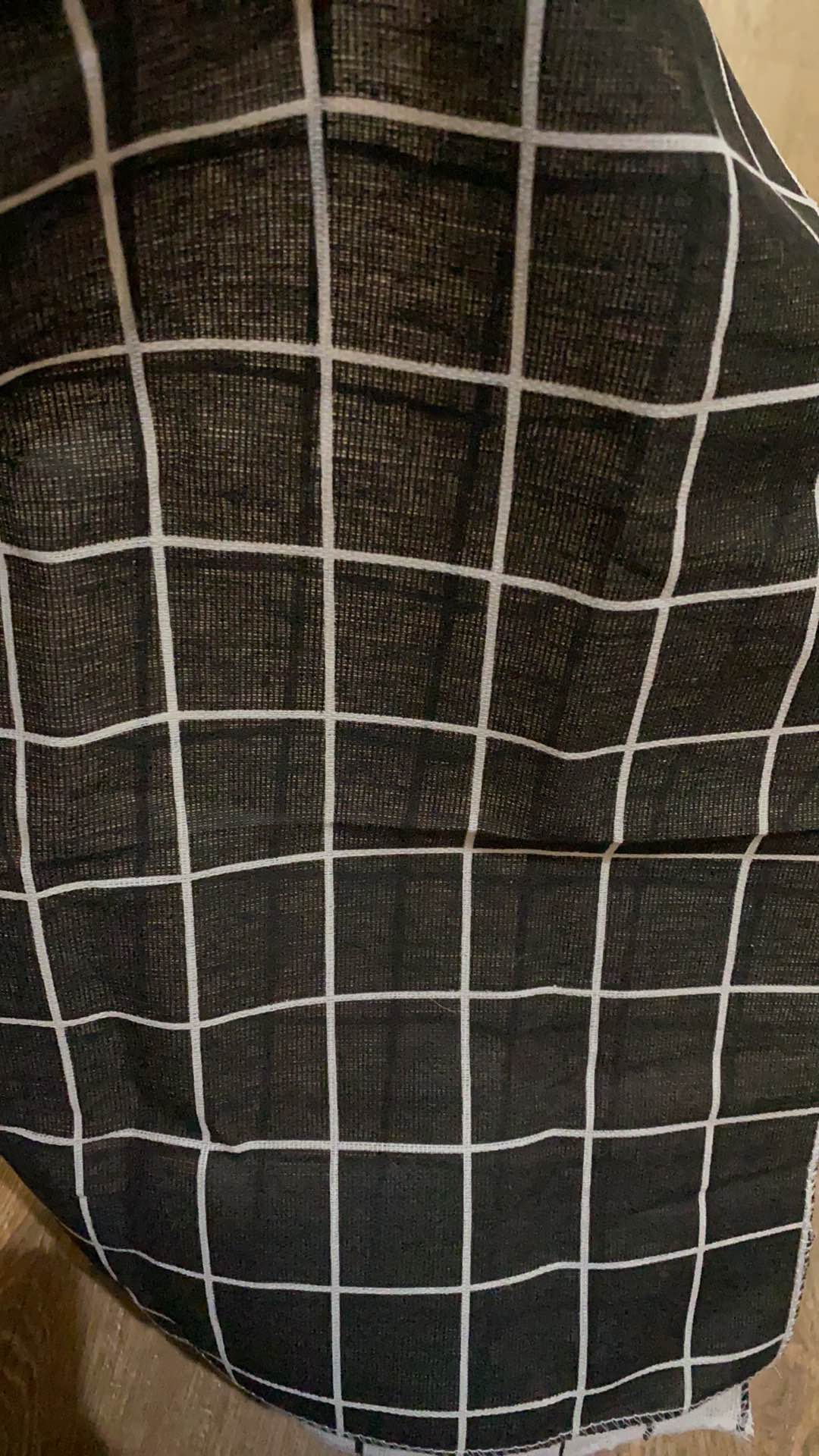 Napkin Serbet Alas Piring Properti Foto Impor Lokal Checkered Plaid Square Kotak Newspaper Koran