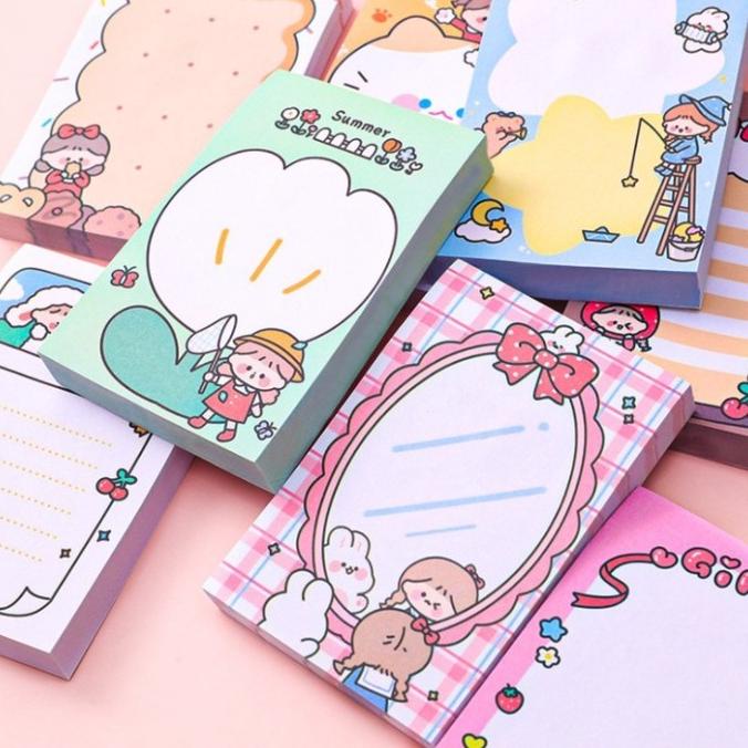 

STICKY NOTES FAMILY LIFE MEMO TEMPEL LUCU - SUMMER GIRL