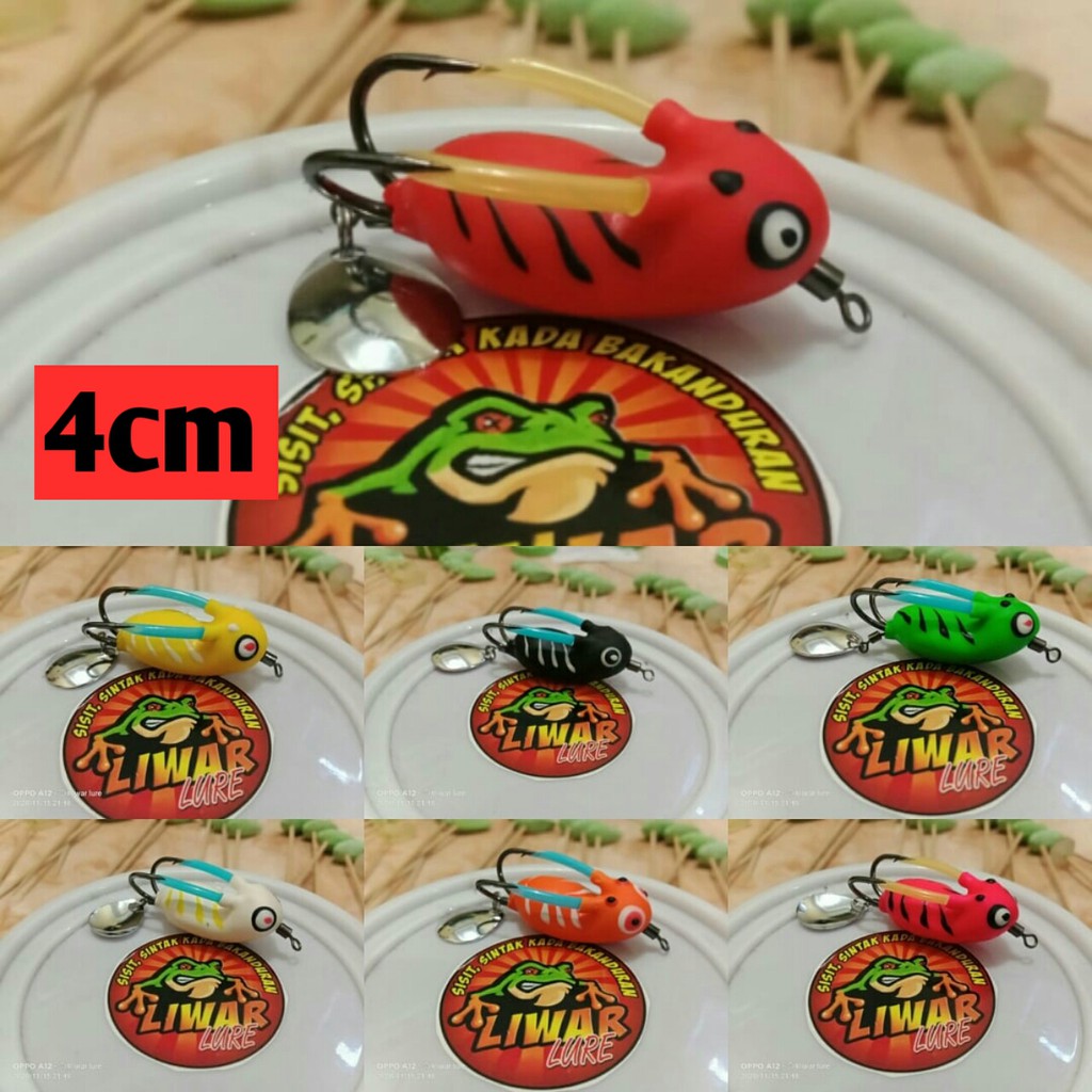 Soft Frog Murah Killer Pokemon Pikachu 4cm Umpan Pancing Casting Gabus Haruan Toman Terlaris