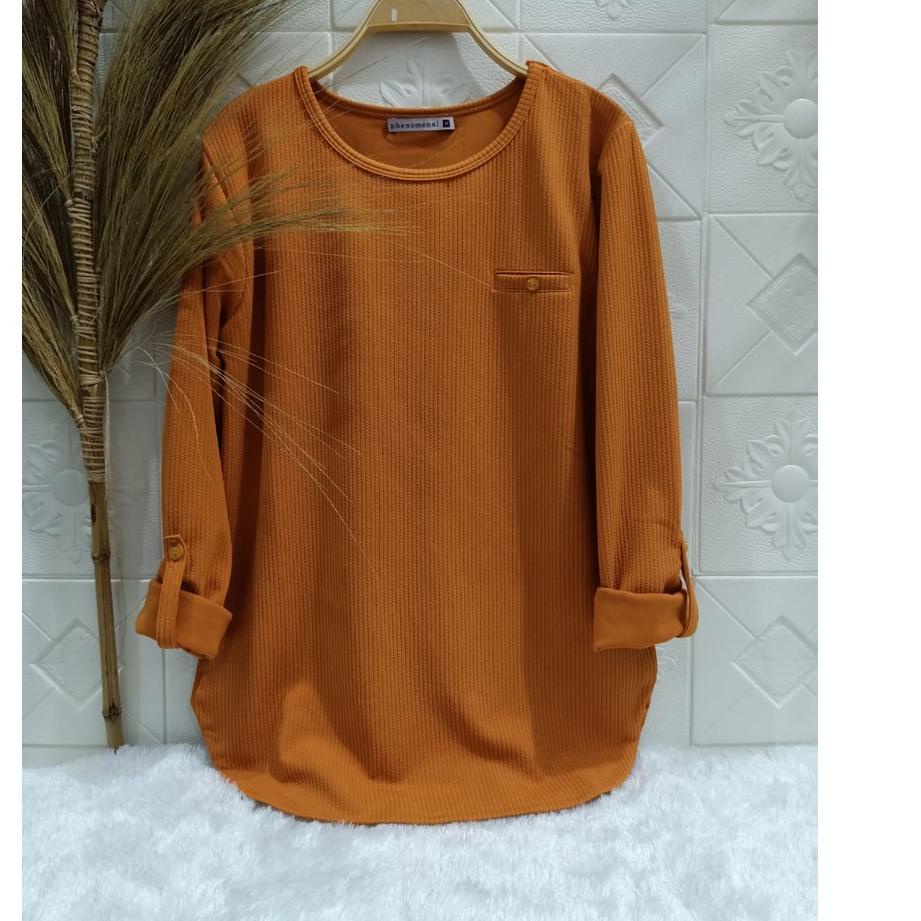 ✥ [Polos 3] Kaos Cewe PHENOMENAL Polos New ☑