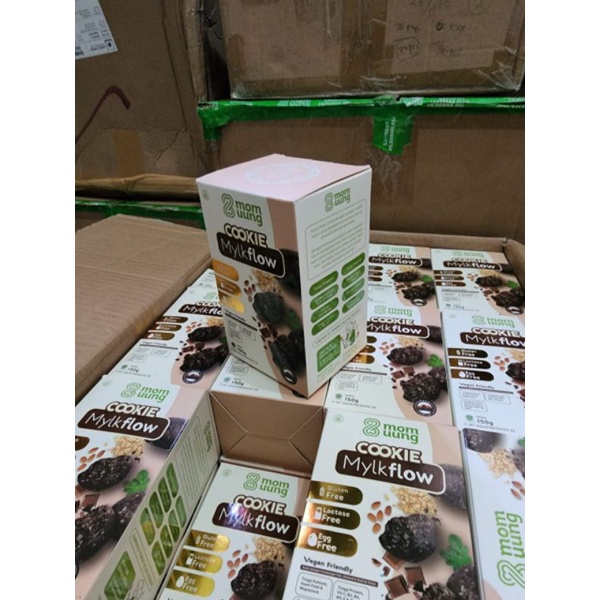 Mom Uung Cookie Mlykflow - Asi Booster Cookies Almond Daun Kelor