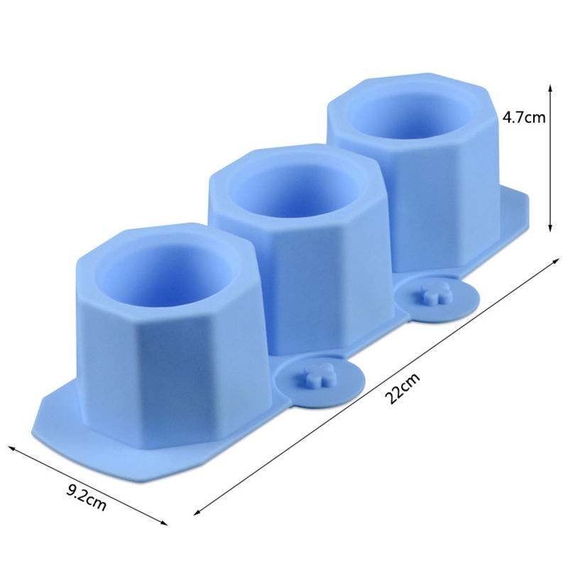 Cetakan Pot Bunga / Kaktus / Sukulen / Semen 3d Bahan Silikon Untuk Kerajinan Tangan Diy