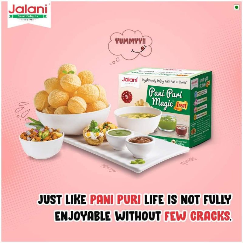 

Makanan India Jalani Pani Puri Magic Treat 220gr ( Mentah )
