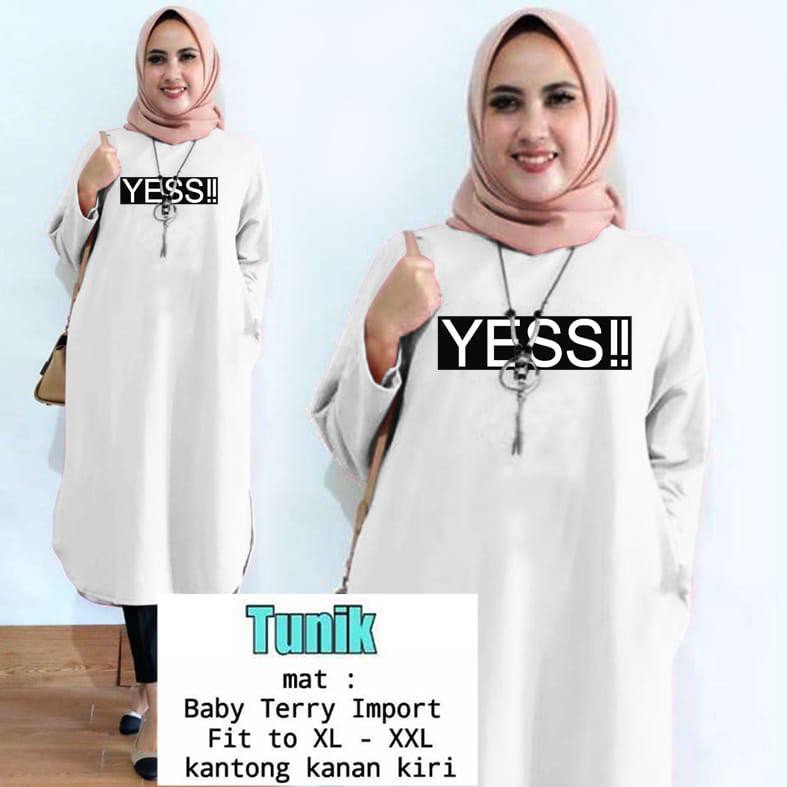 TUNIK YESSS / TUNIK MAMACHI / TUNIK POLOS/ TUNIK CEWEK / TUNIK PANJANG / TUNIK MOTE / TUNIK MUSLIM